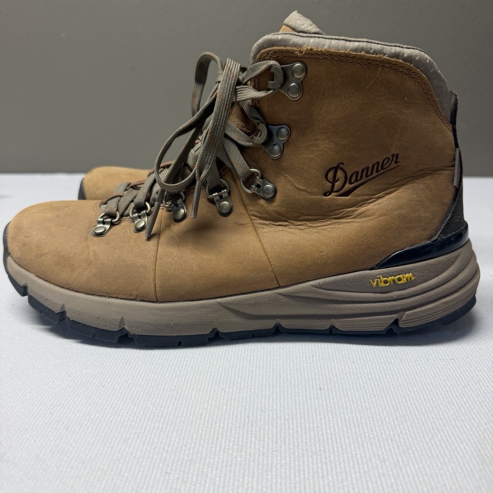 Danner Dry Rich Brown Leather Mountain 600 Waterproof Hiking Boots Women's 9 M